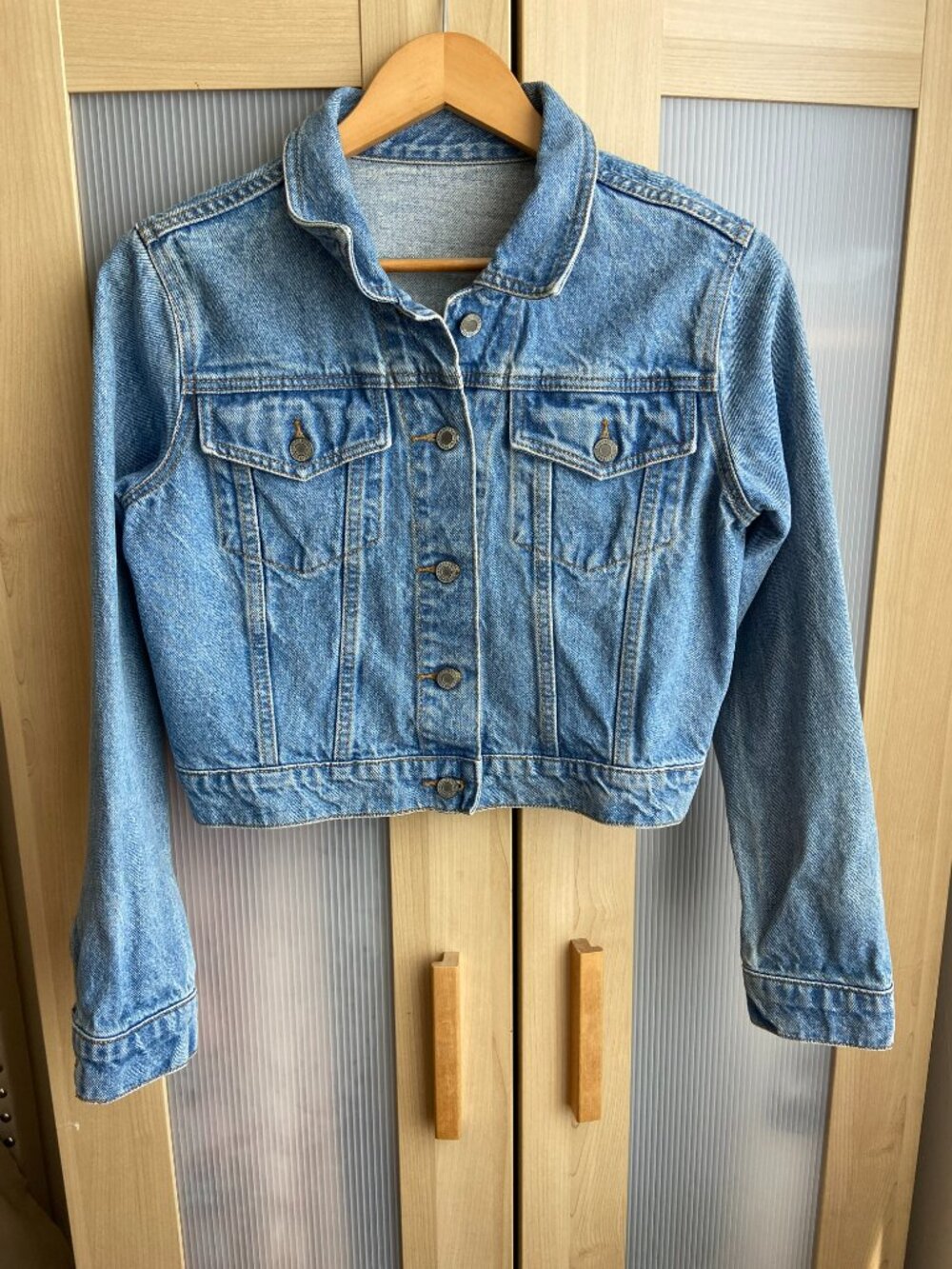 J. Galt Faded Blue Denim Jacket Women's Small‎